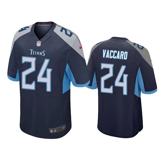 Men Tennessee Titans #24 Kenny Vaccaro Nike Navy Game NFL Jersey->tennessee titans->NFL Jersey